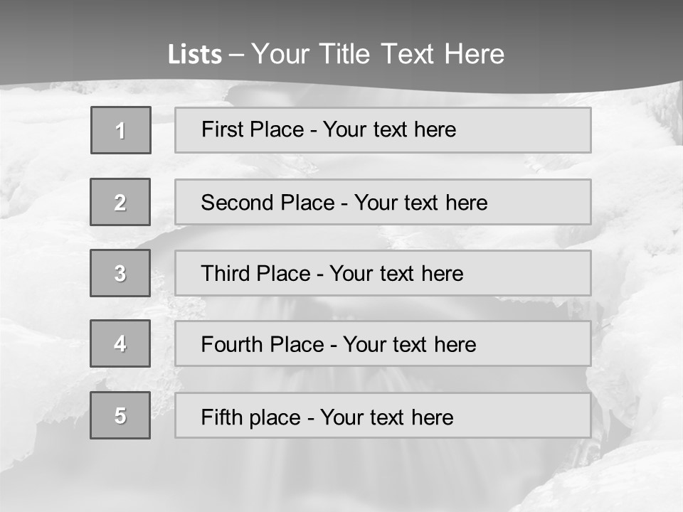 Cold Snow Nature PowerPoint Template