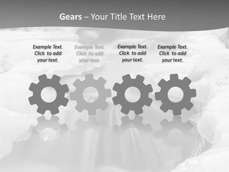 Cold Snow Nature PowerPoint Template