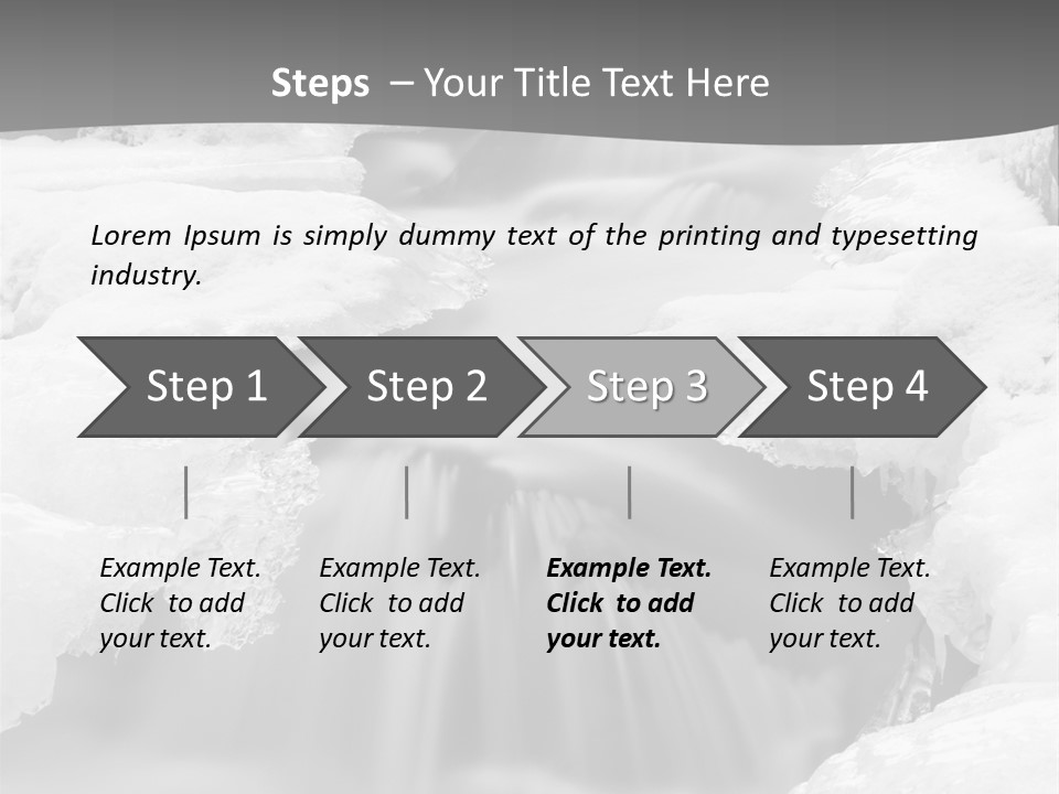Cold Snow Nature PowerPoint Template