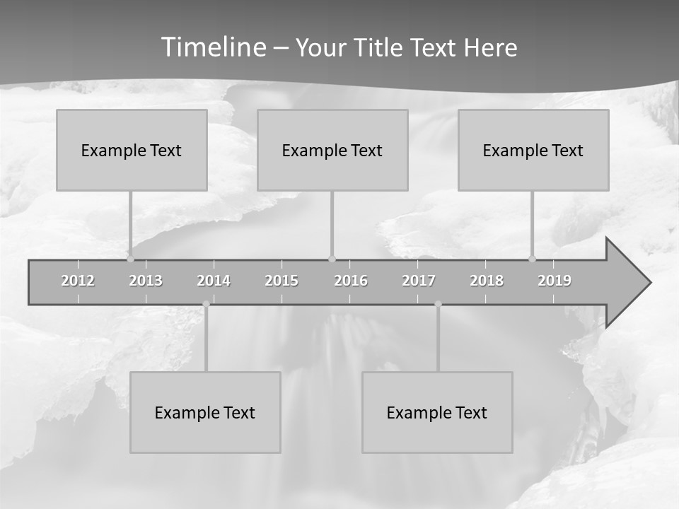 Cold Snow Nature PowerPoint Template