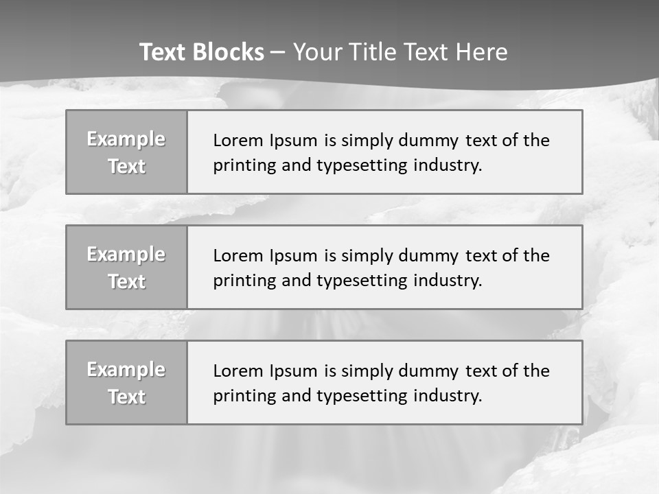 Cold Snow Nature PowerPoint Template