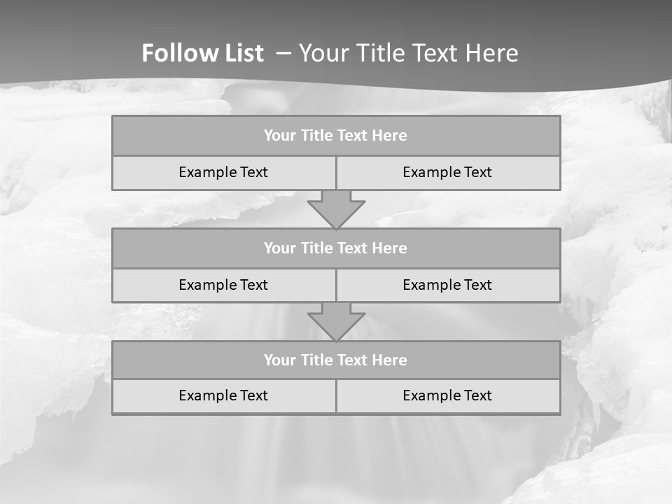 Cold Snow Nature PowerPoint Template
