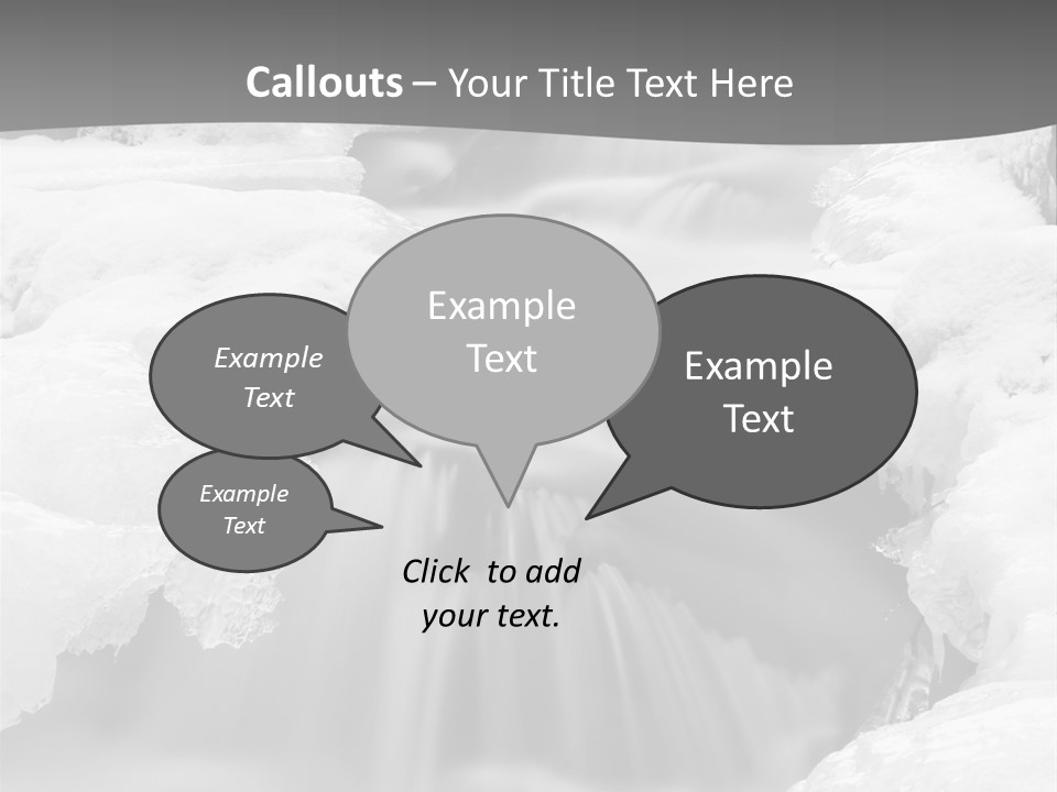 Cold Snow Nature PowerPoint Template