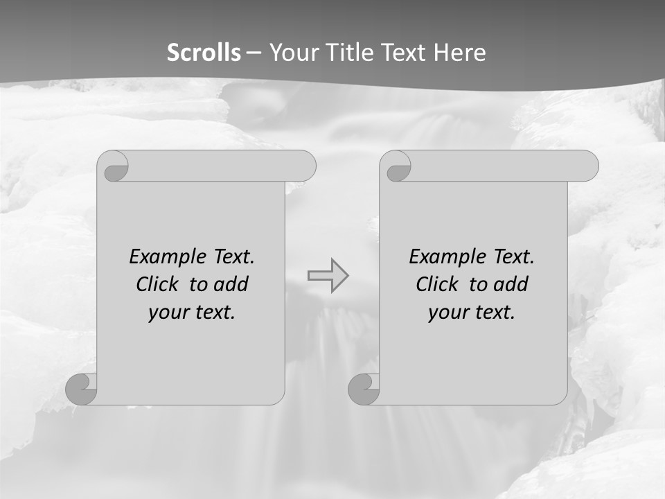 Cold Snow Nature PowerPoint Template