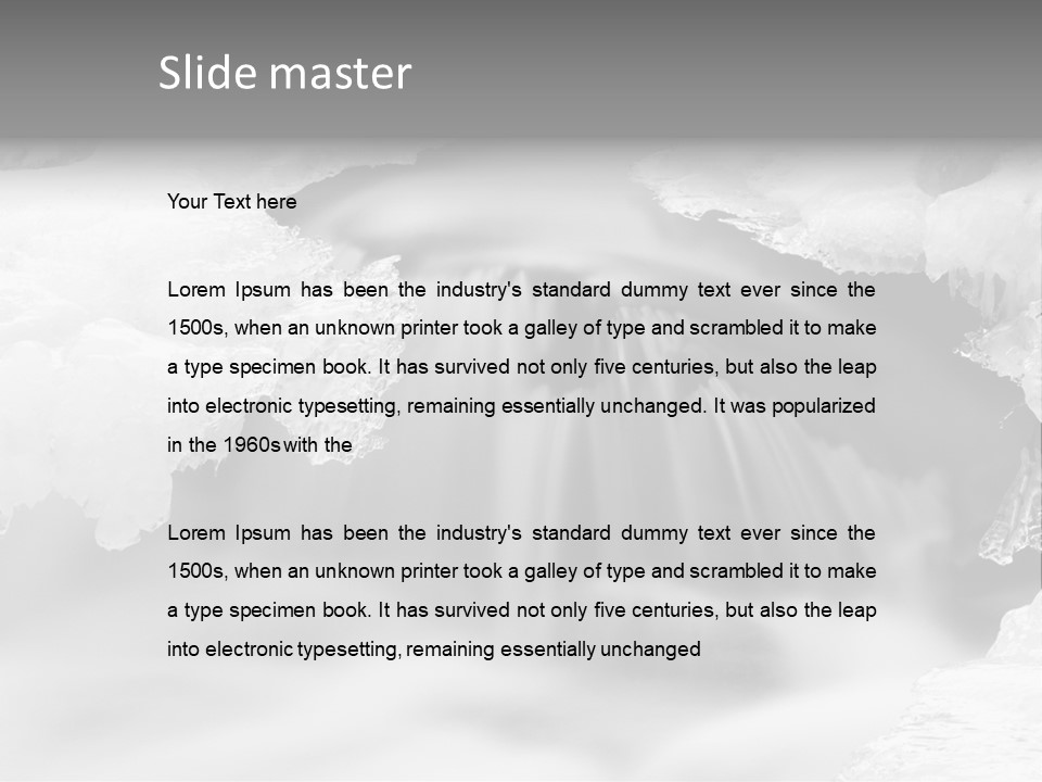 Tourism Wallpaper Natural PowerPoint Template