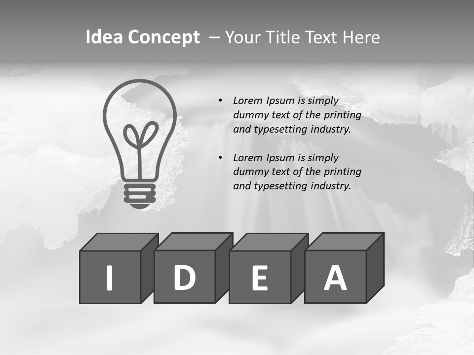 Tourism Wallpaper Natural PowerPoint Template