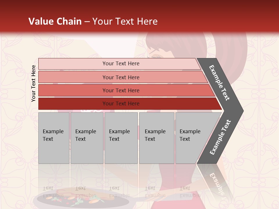 Cake Kitchen Dress PowerPoint Template