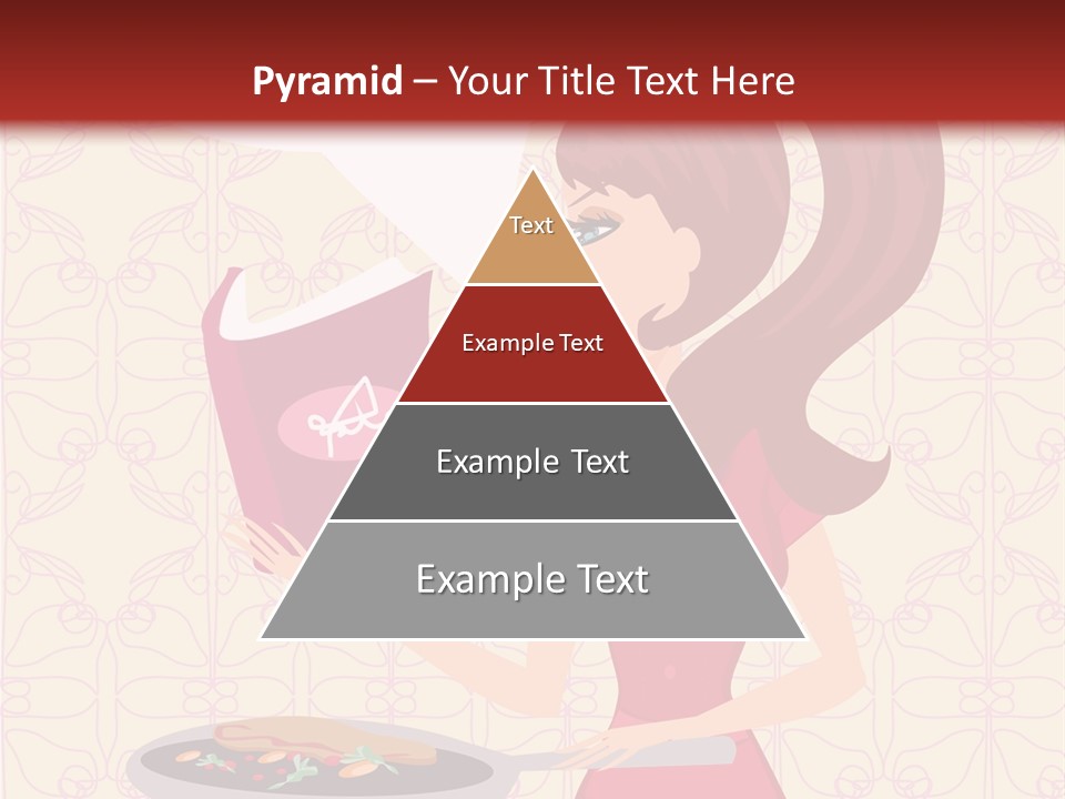 Cake Kitchen Dress PowerPoint Template