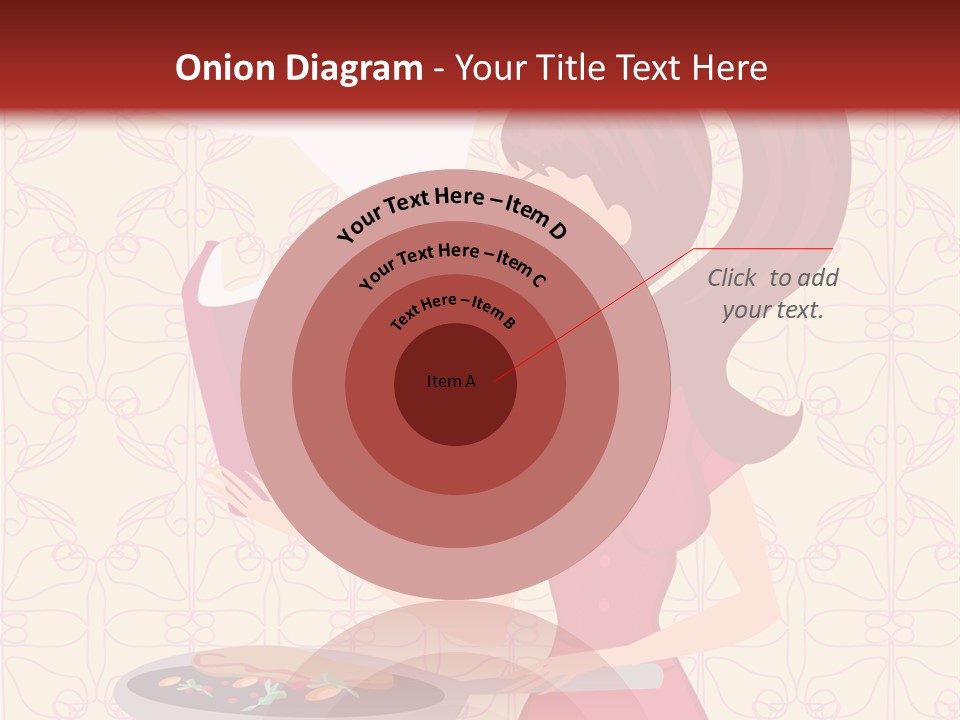 Cake Kitchen Dress PowerPoint Template