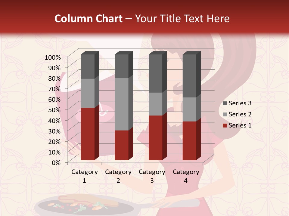 Cake Kitchen Dress PowerPoint Template