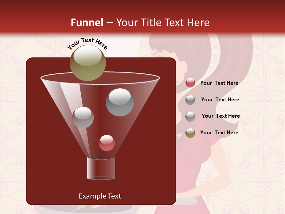 Cake Kitchen Dress PowerPoint Template