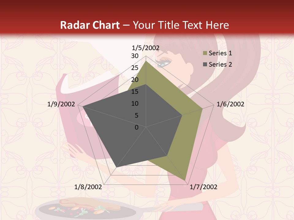 Cake Kitchen Dress PowerPoint Template