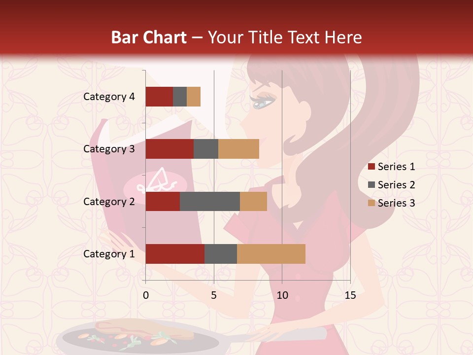 Cake Kitchen Dress PowerPoint Template