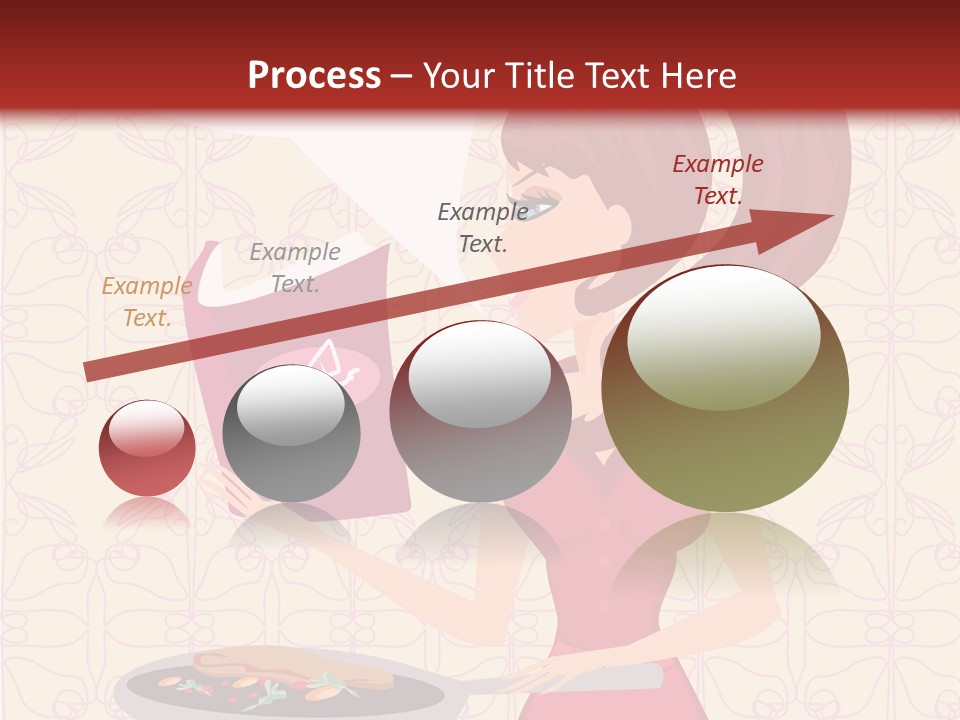 Cake Kitchen Dress PowerPoint Template