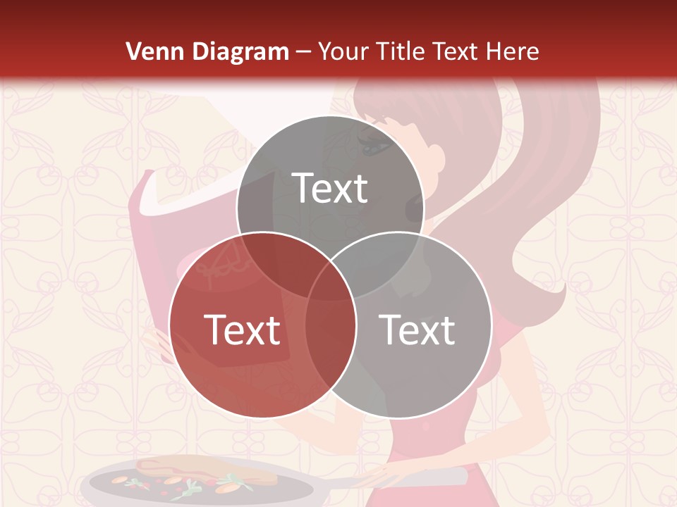 Cake Kitchen Dress PowerPoint Template