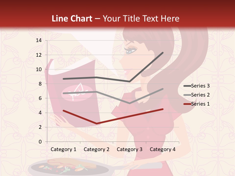 Cake Kitchen Dress PowerPoint Template