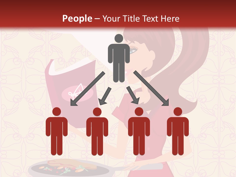 Cake Kitchen Dress PowerPoint Template