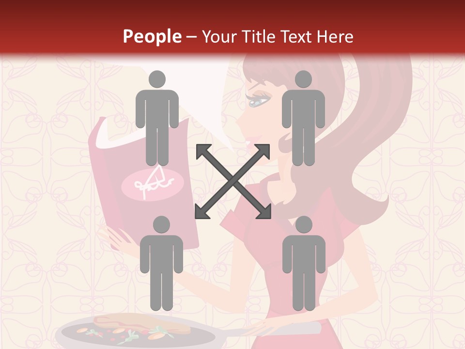 Cake Kitchen Dress PowerPoint Template