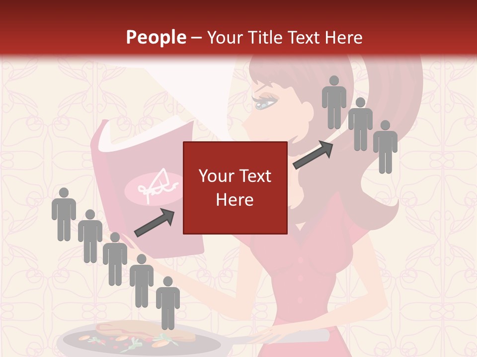 Cake Kitchen Dress PowerPoint Template