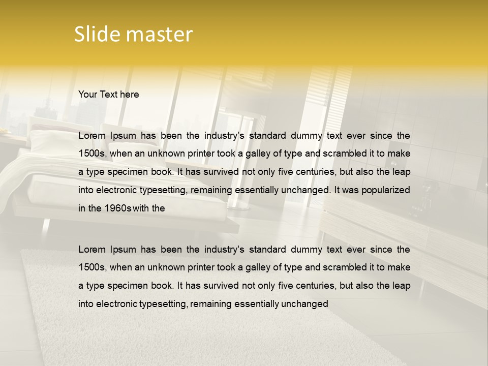 Architecture Retail Urban PowerPoint Template