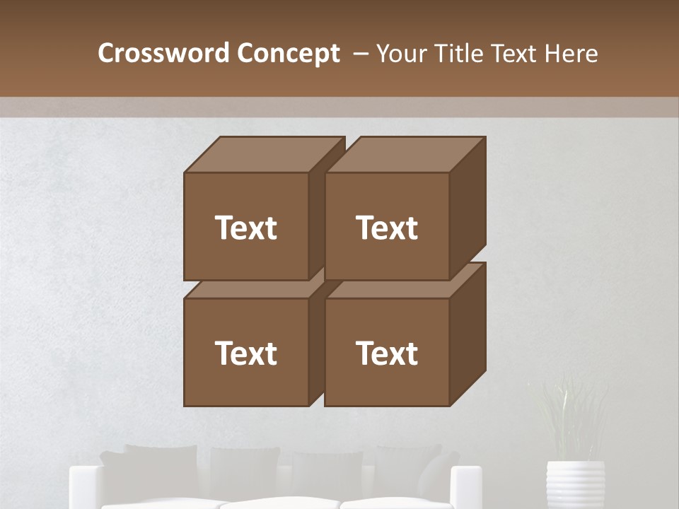 Leuchten Modern Betonwand PowerPoint Template