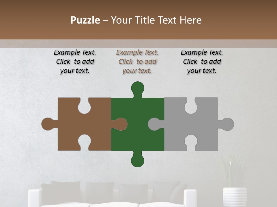 Leuchten Modern Betonwand PowerPoint Template