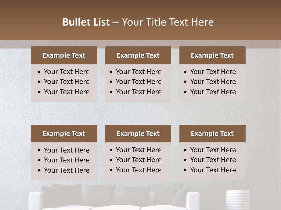 Leuchten Modern Betonwand PowerPoint Template
