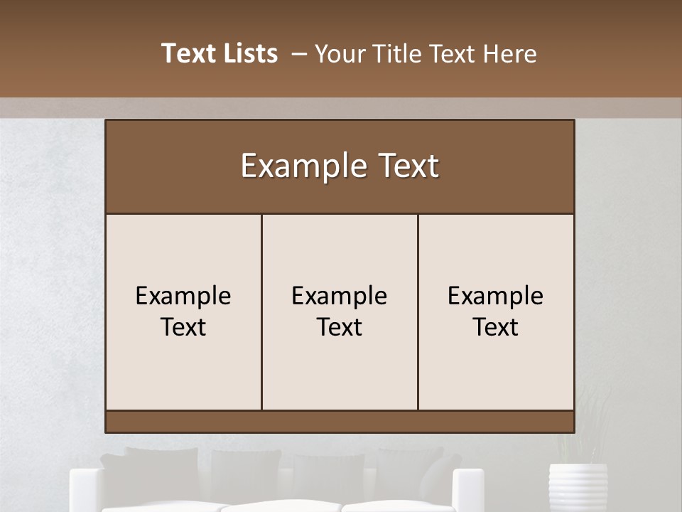 Leuchten Modern Betonwand PowerPoint Template