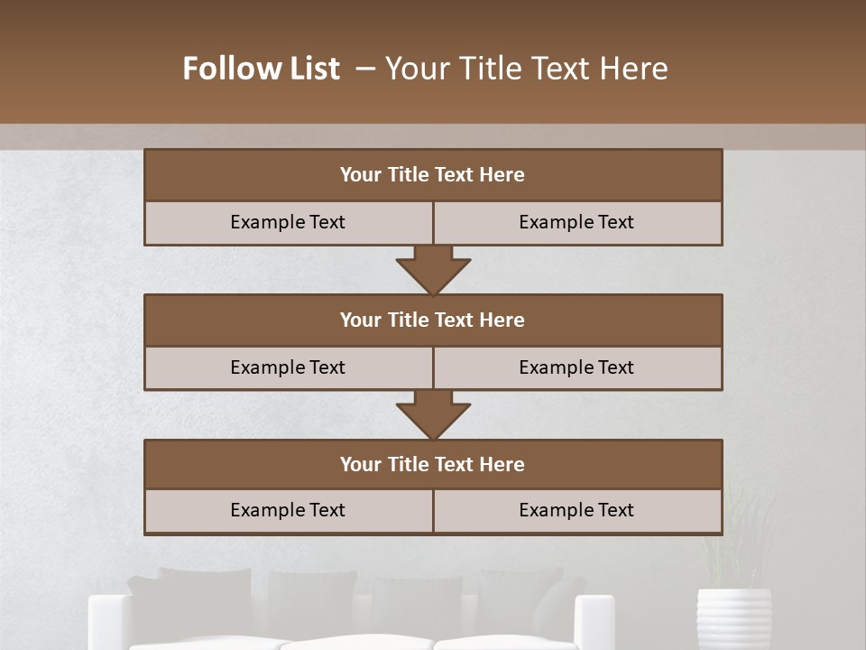 Leuchten Modern Betonwand PowerPoint Template