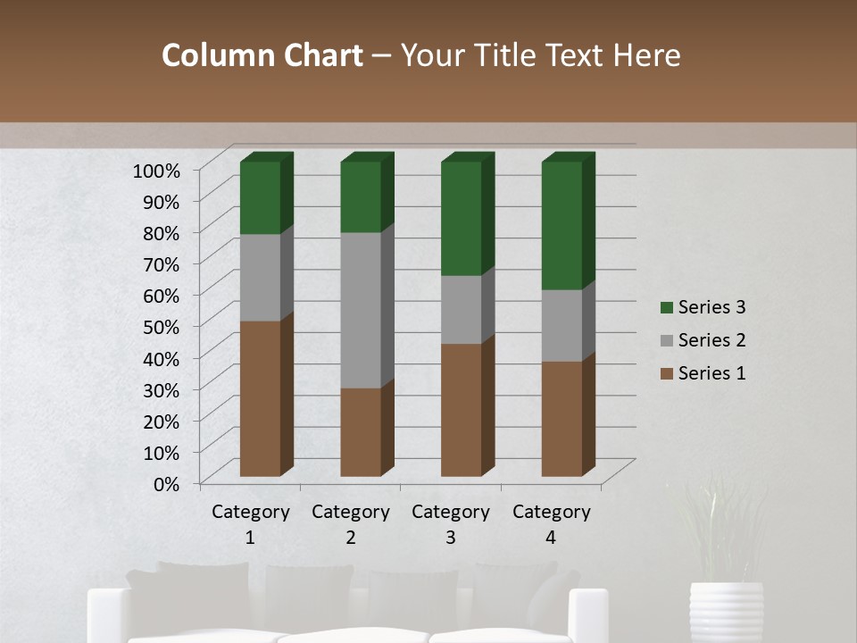 Leuchten Modern Betonwand PowerPoint Template