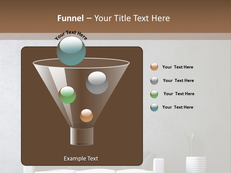 Leuchten Modern Betonwand PowerPoint Template