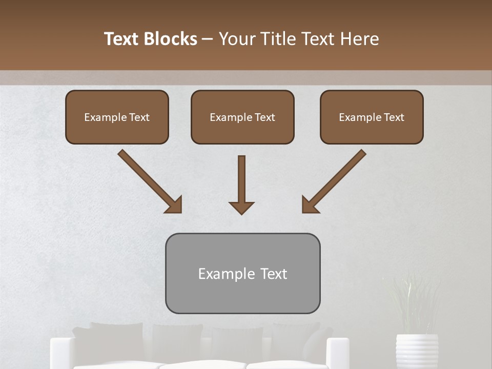 Leuchten Modern Betonwand PowerPoint Template