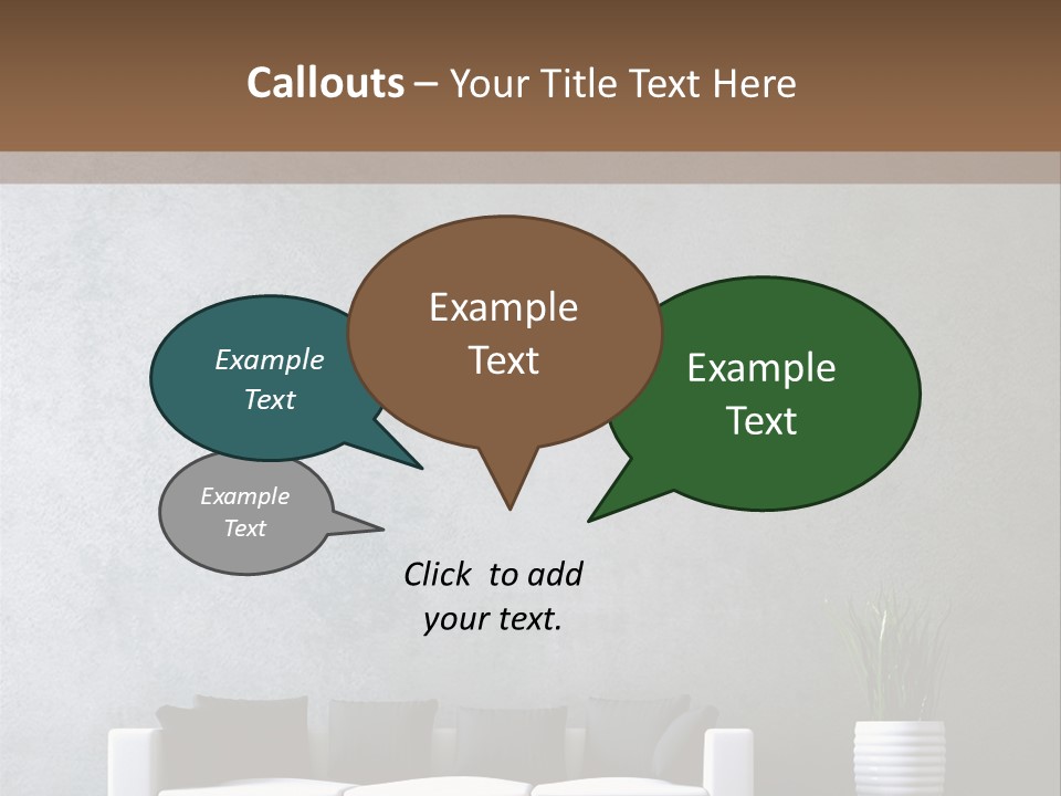 Leuchten Modern Betonwand PowerPoint Template