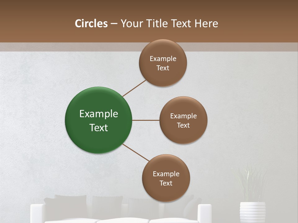 Leuchten Modern Betonwand PowerPoint Template