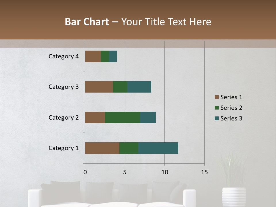 Leuchten Modern Betonwand PowerPoint Template