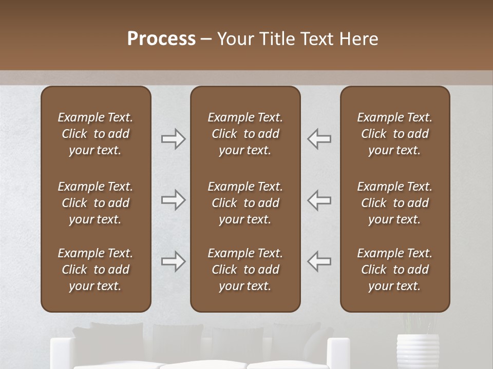 Leuchten Modern Betonwand PowerPoint Template