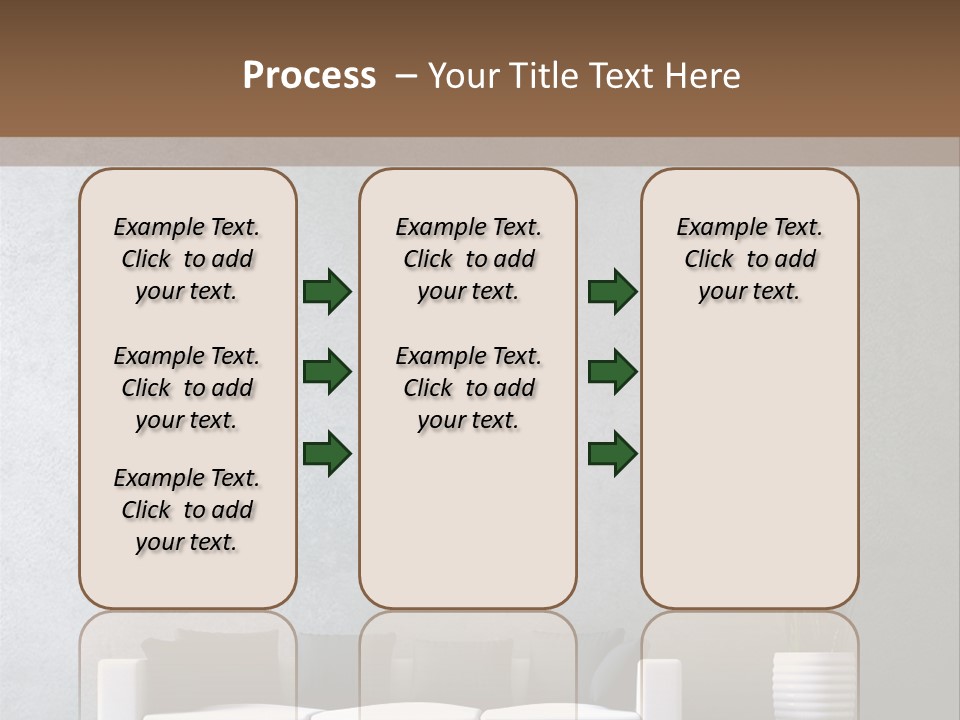 Leuchten Modern Betonwand PowerPoint Template
