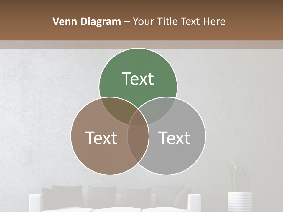 Leuchten Modern Betonwand PowerPoint Template