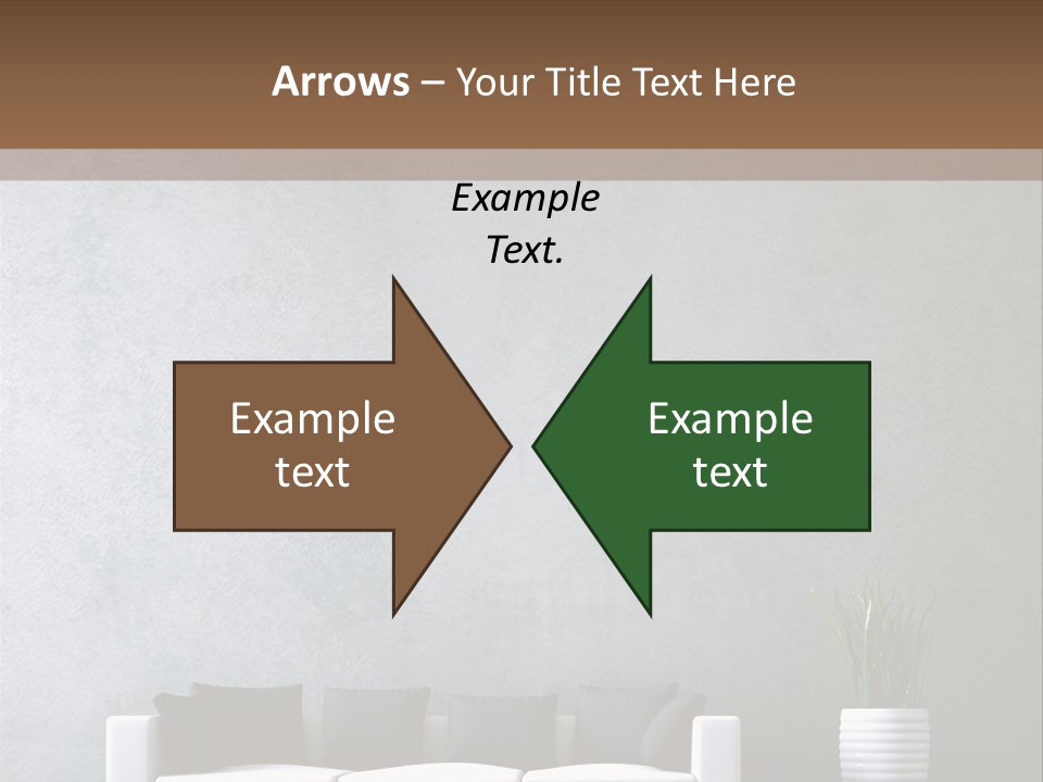 Leuchten Modern Betonwand PowerPoint Template