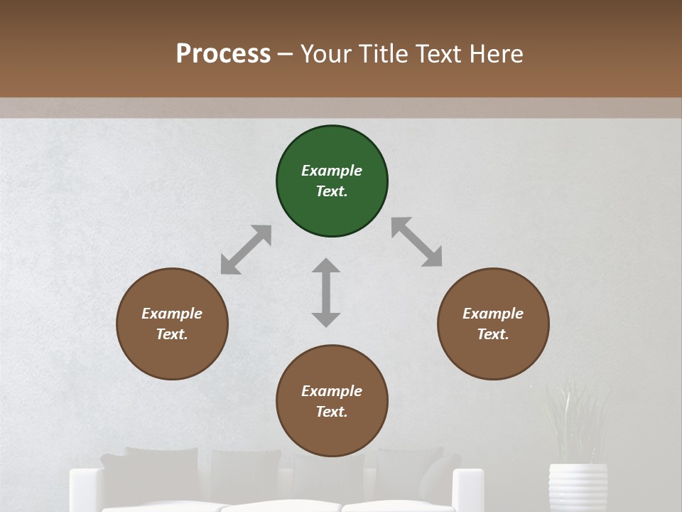 Leuchten Modern Betonwand PowerPoint Template