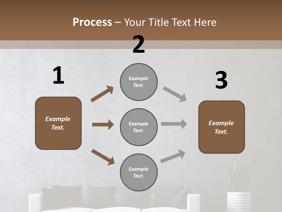 Leuchten Modern Betonwand PowerPoint Template