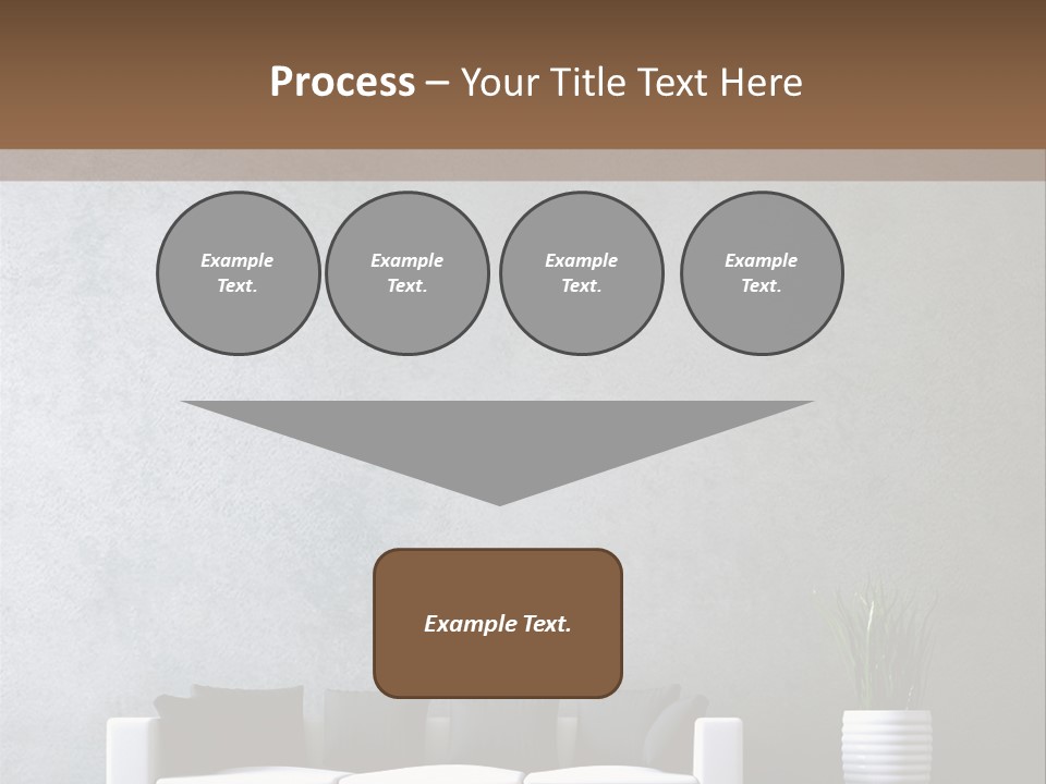 Leuchten Modern Betonwand PowerPoint Template