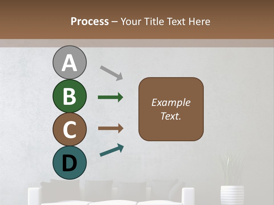 Leuchten Modern Betonwand PowerPoint Template