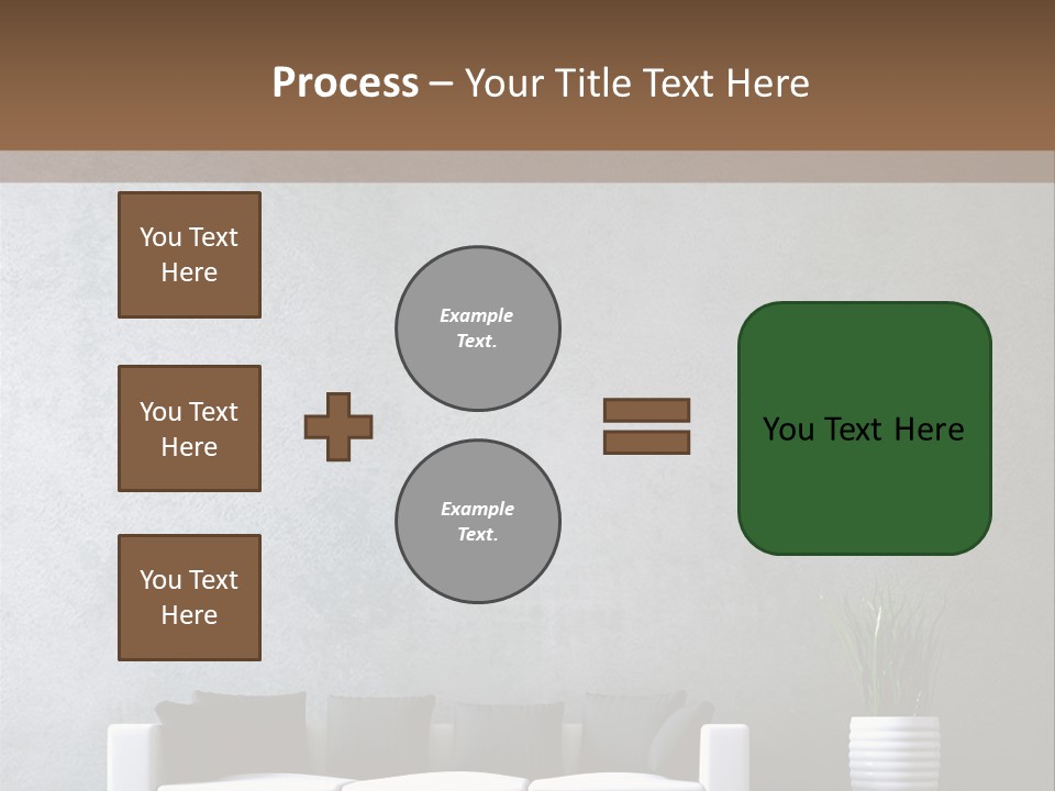 Leuchten Modern Betonwand PowerPoint Template
