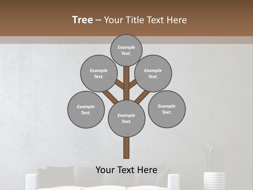 Leuchten Modern Betonwand PowerPoint Template