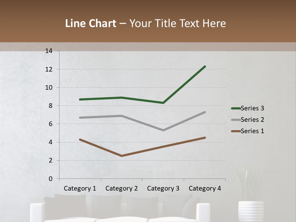Leuchten Modern Betonwand PowerPoint Template