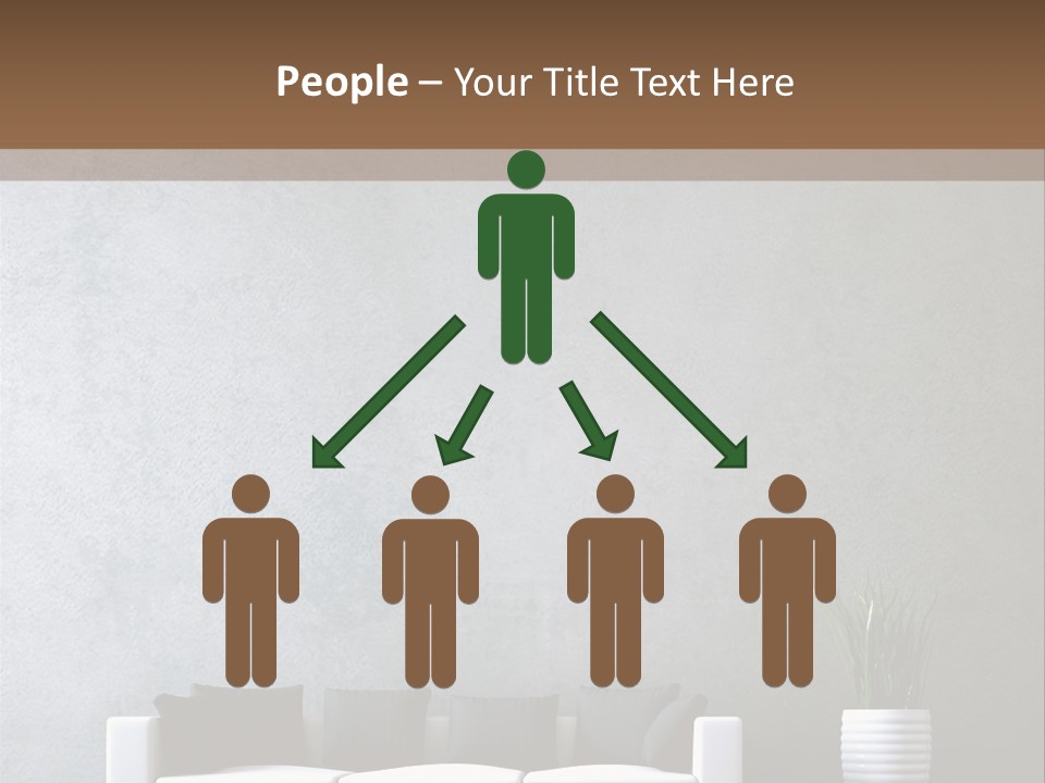 Leuchten Modern Betonwand PowerPoint Template