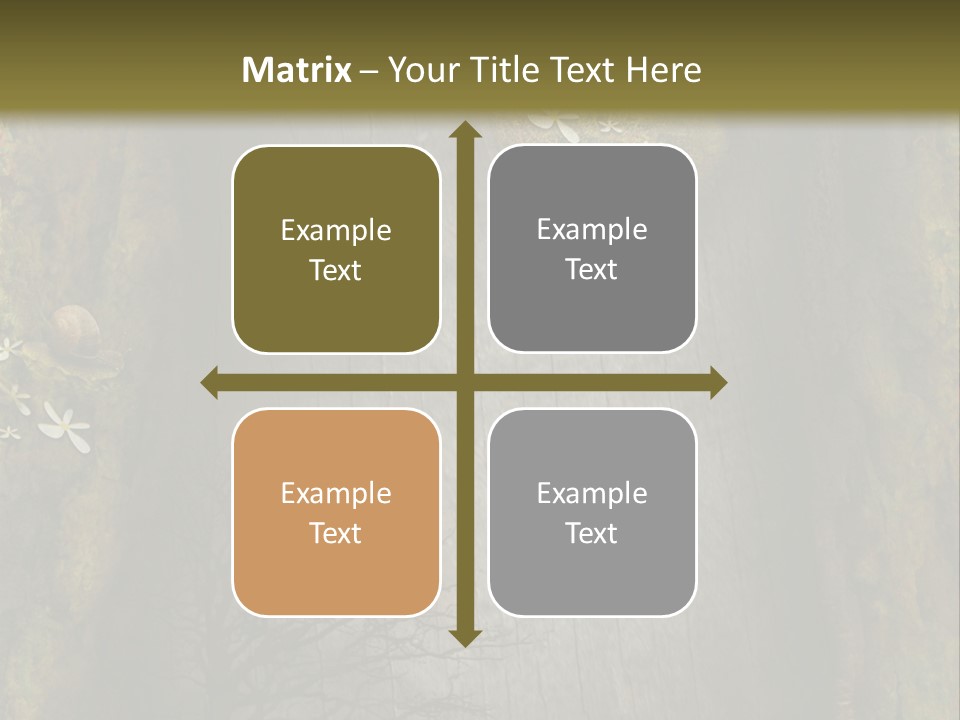 Gift Texture Snail PowerPoint Template