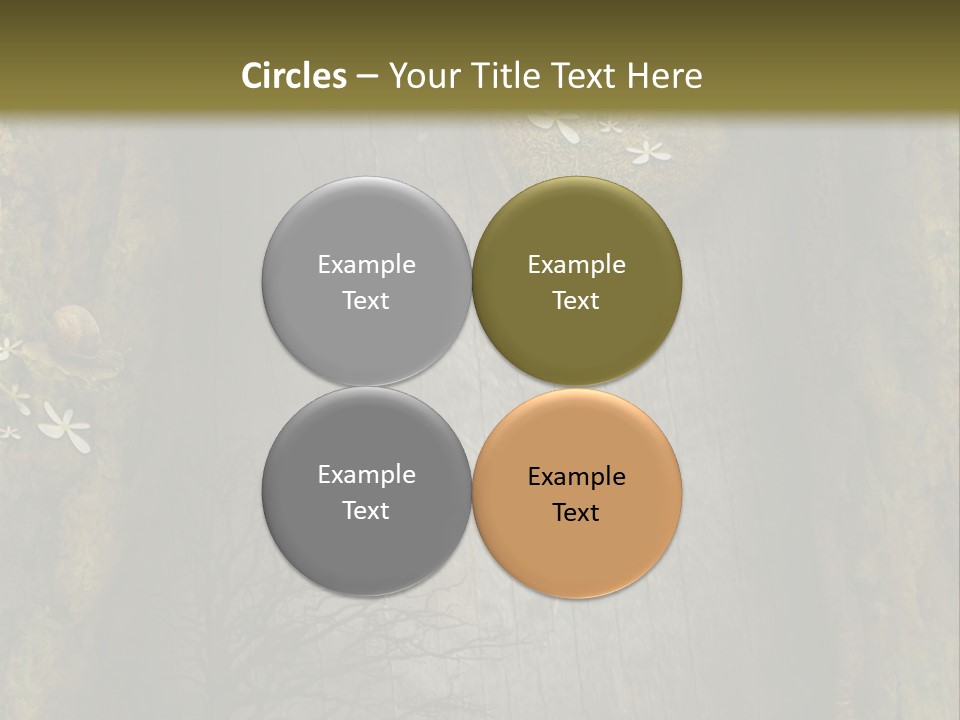 Gift Texture Snail PowerPoint Template