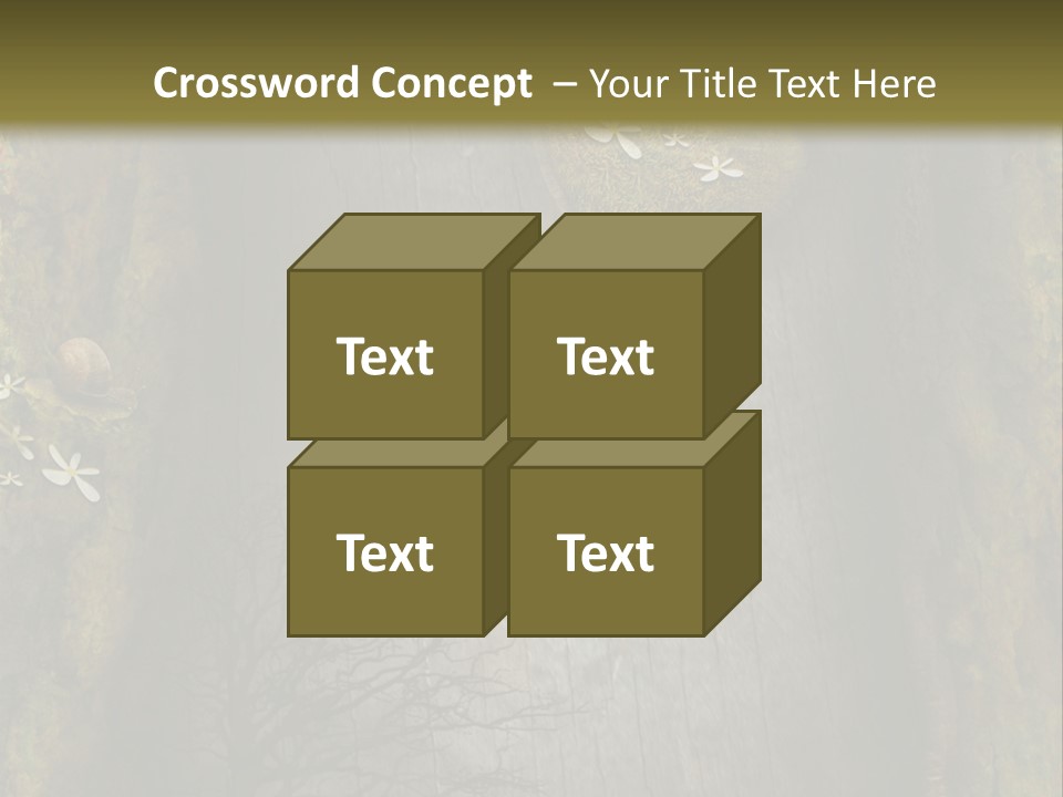 Gift Texture Snail PowerPoint Template